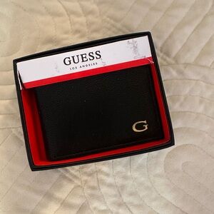 Guess Black and Gold Card Holder